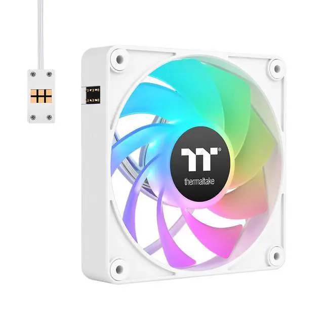Alt view image 3 of 13 - Thermaltake CT120 EX Reverse ARGB Sync PC Cooling Fan White, 3 Pack