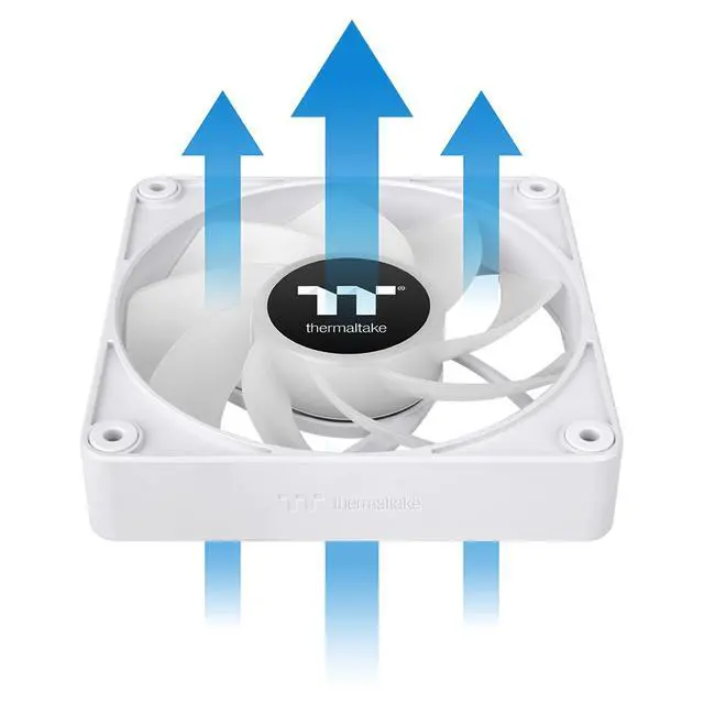 Alt view image 5 of 13 - Thermaltake CT120 EX Reverse ARGB Sync PC Cooling Fan White, 3 Pack