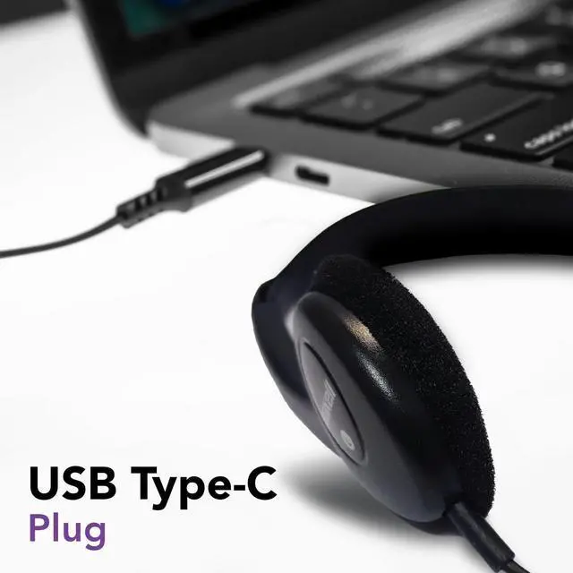 Alt view image 3 of 19 - Maxell HP-101 Type C Headphone