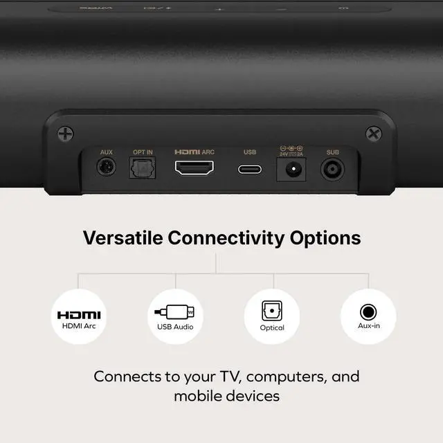 Alt view image 6 of 6 - Creative Stage Pro 2.1 Soundbar with Dolby Audio Black 51MF8495AA000