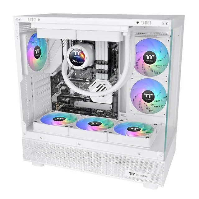 Alt view image 6 of 12 - Thermaltake CT120 EX ARGB Sync Cooling Fan 3 Pack CLF190PL12SWA