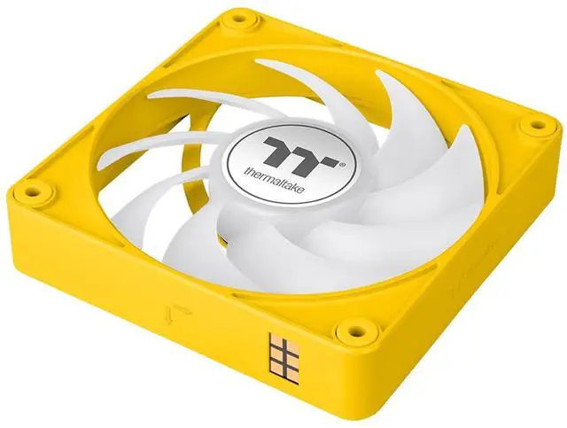 Alt view image 5 of 10 - Thermaltake CT140 EX ARGB Sync PC Cooling Fan Bumblebee 3-Fan Pack CLF217PL14BBA