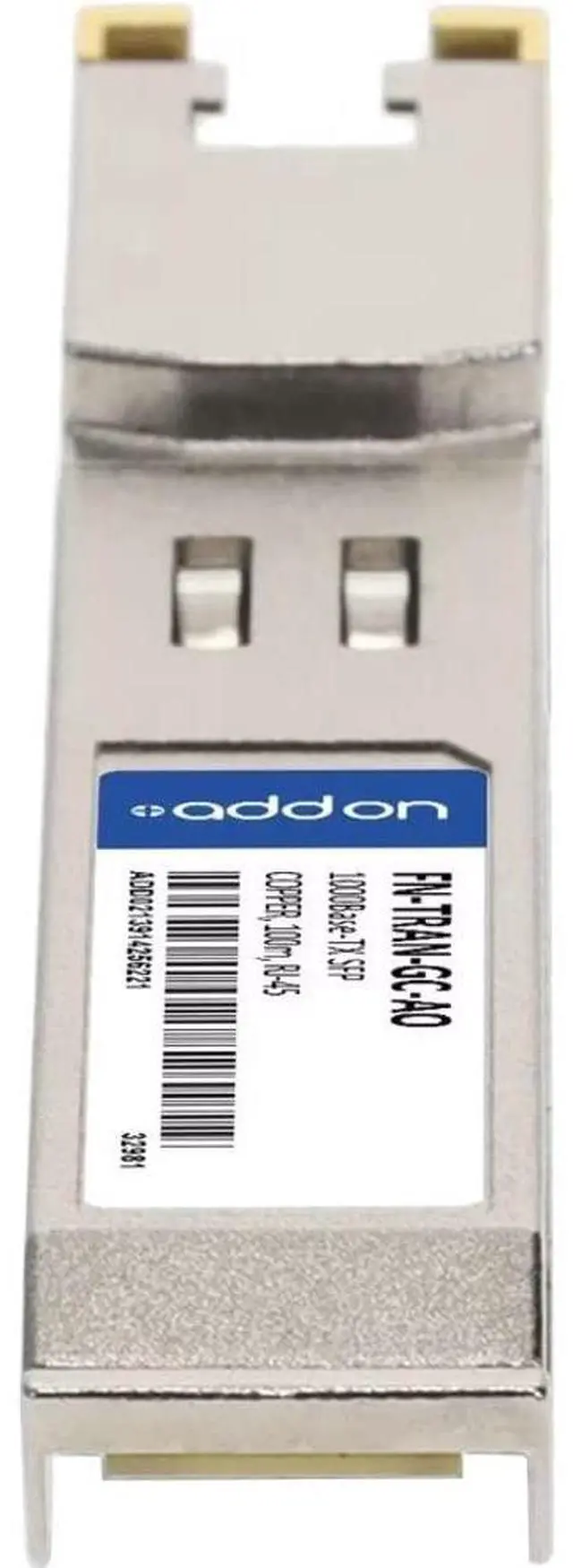 Alt view image 4 of 14 - AddOn Fortinet FN-TRAN-GC 10/100/1000Base-TX SFP Transceiver