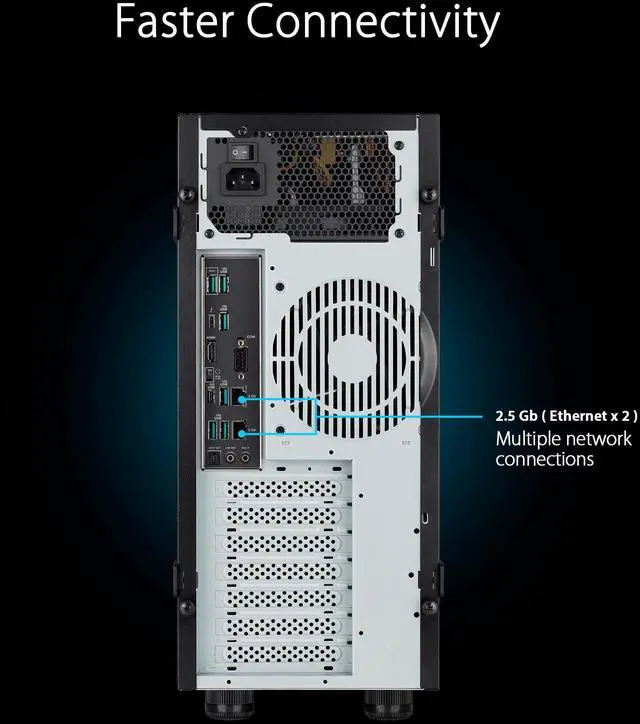 Alt view image 2 of 7 - ASUS ExpertCenter Pro ET500I W8-B-750 Barebone Conputer No CPU/RAM/Storage/OS