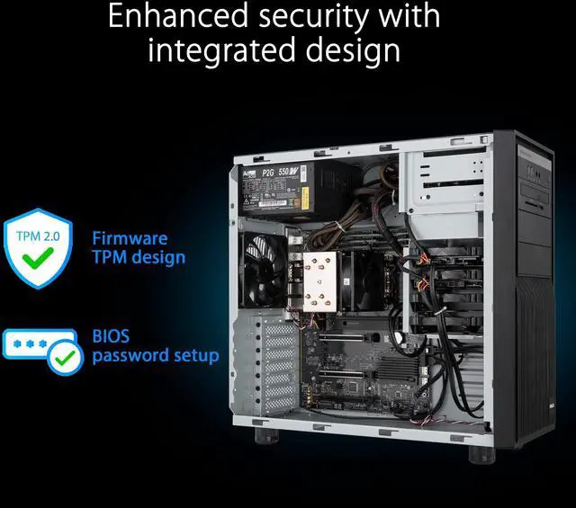 Alt view image 5 of 7 - ASUS ExpertCenter Pro ET500I W8-B-750 Barebone Conputer No CPU/RAM/Storage/OS