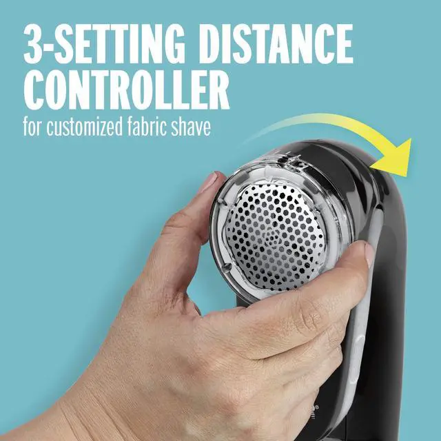 Alt view image 4 of 6 - Conair Fabric Shaver & Lint Remover, Rechargeable Portable Fabric Shaver, Black