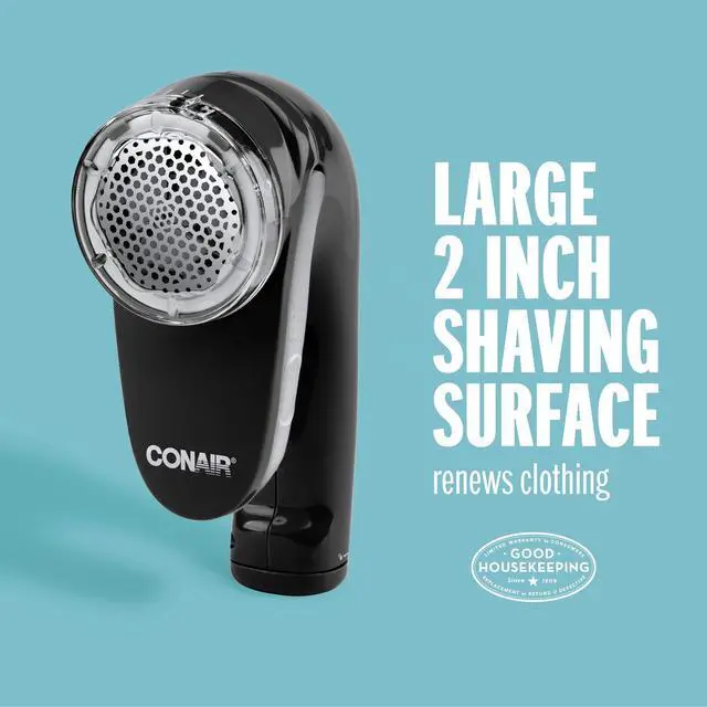 Alt view image 5 of 6 - Conair Fabric Shaver & Lint Remover, Rechargeable Portable Fabric Shaver, Black