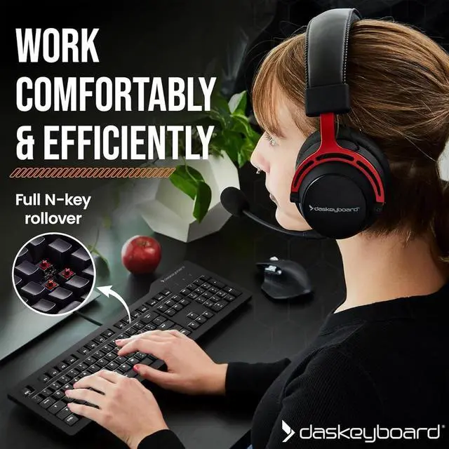 Alt view image 4 of 7 - DAS KEYBOARD PRIME 13 MARK II WITH CHERRY MX RED SWITCHES - US LAYOUT BUILT SPEC