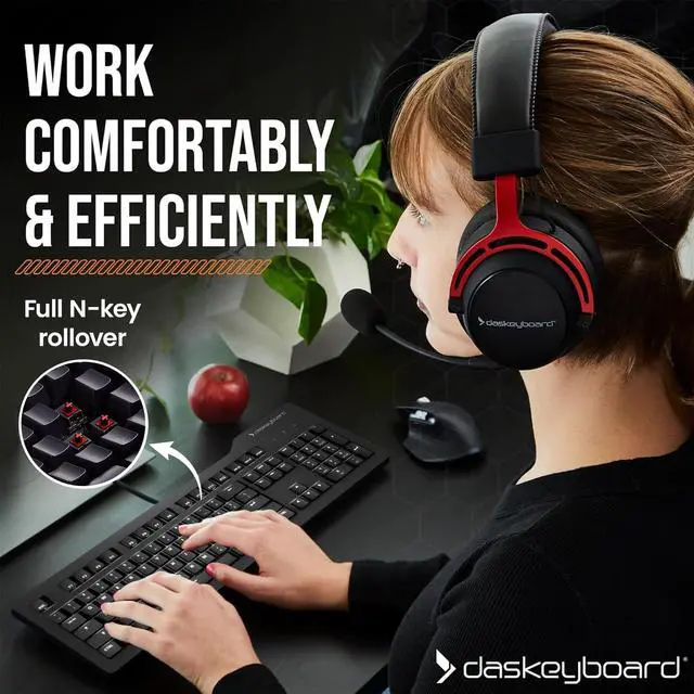 Alt view image 4 of 7 - DAS KEYBOARD PRIME 13 MARK II WITH CHERRY MX RED SILENT SWITCHES - US LAYOUT BUI