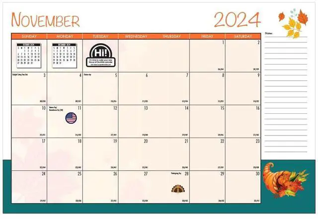 Alt view image 5 of 7 - House of Doolittle Seasonal Monthly Academic Planner 10x7 Light Blue 2024-2025