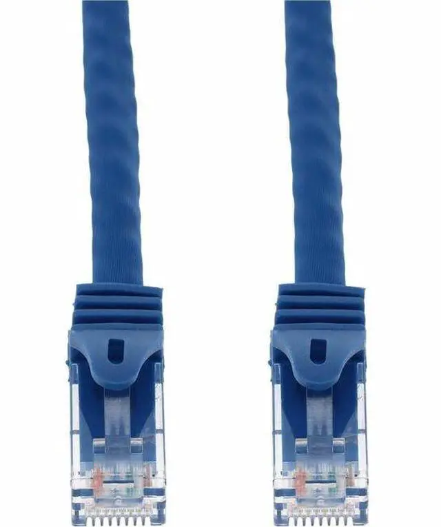 Main image of AddOn 13ft Blue CAT 6 PVC Ethernet Cable Snagless Easy Boot RJ-45 M/M