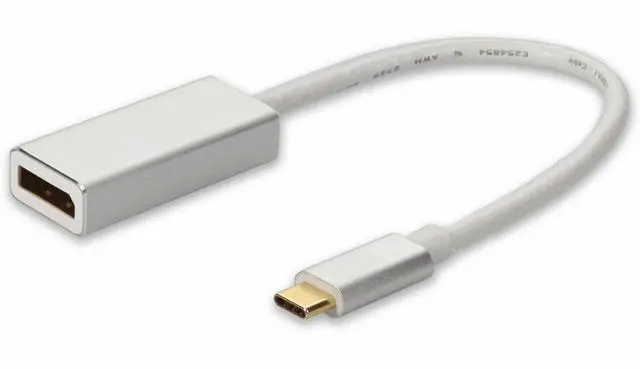 Alt view image 2 of 2 - AddOn USB-C Male to DisplayPort 1.2 Female Adapter with Aluminum Housing (usbc2dpmfal-aa)