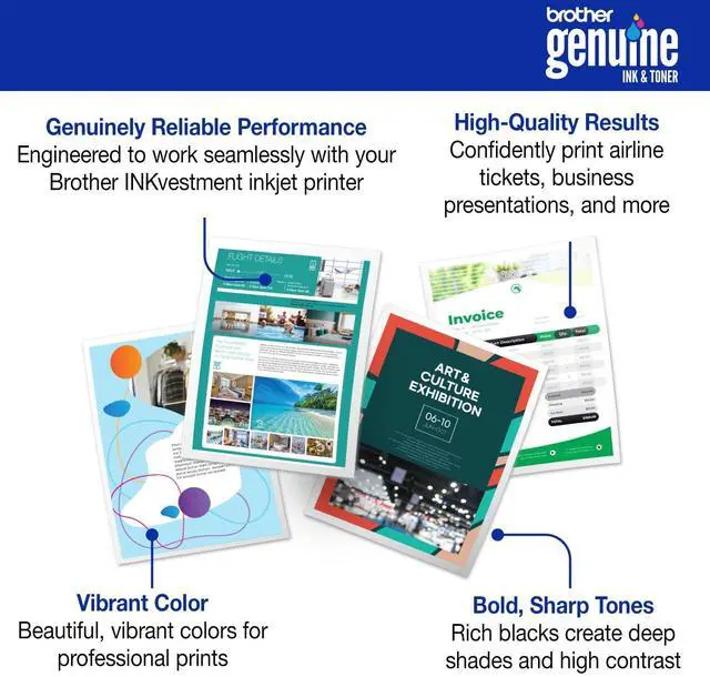 Alt view image 2 of 7 - Brother Original High Yield Inkjet Ink Cartridge Twin-pack Black 2 Pack