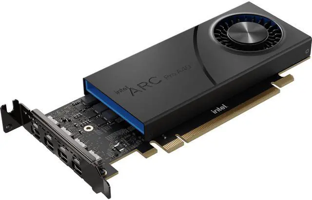 Main image of HP Intel Arc Pro A40 Graphic Card 6 GB GDDR6 PCI Express 4.0 x8 4 x Mini DisplayPort Mini DisplayPort 6E3Y8AA
