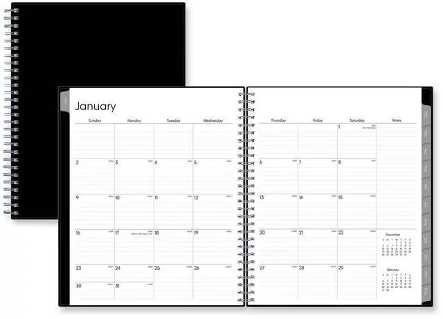 Main image of Blue Sky Enterprise Monthly Planner 10 x 8 Black 2026 BLS131794