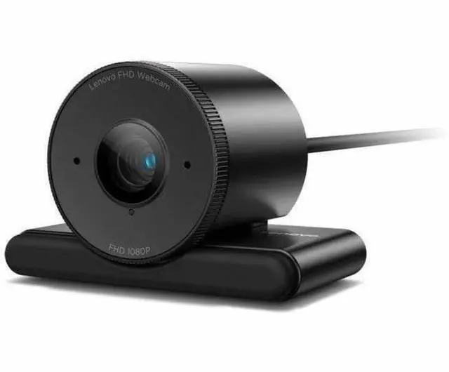 Alt view image 12 of 15 - Lenovo FHD Webcam, 1080p Resolution, 30 fps, Dual Noise-Cancelling Microphones, AI Noise Cancellation and Enhanced Image Quality, Physical Privacy Shutter, Microsoft Terms Certified, Black