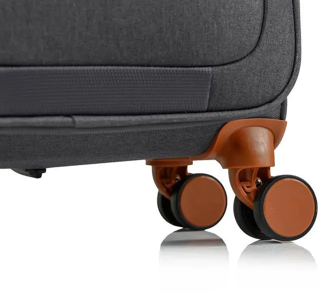 Alt view image 5 of 5 - CHAMPS Classic II Collection 3-piece Softside Luggage set Grey C5011GREY