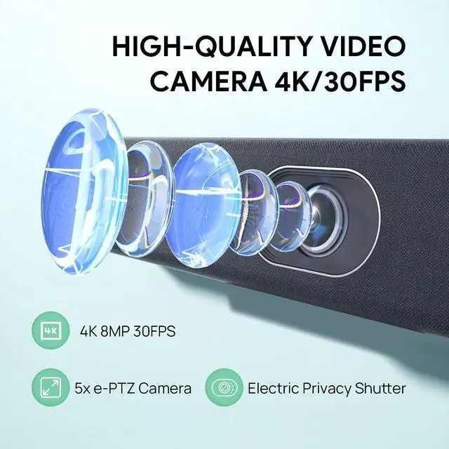 Alt view image 5 of 7 - Yealink UVC40 E2 Video Conferencing Camera USB