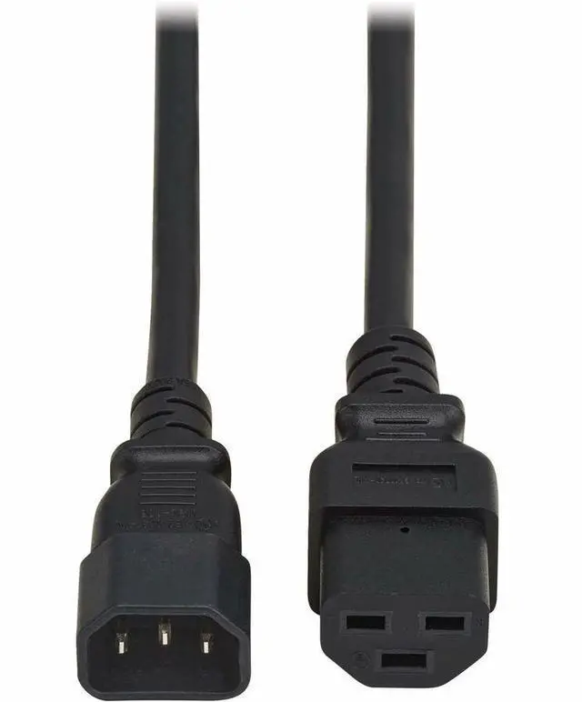 Main image of Eaton Tripp Lite Series Power Cord C14 to C21 Heavy-Duty 15A 250V 14 AWG 2.5 ft. 0.76 m Black P0372P5