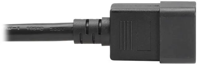 Alt view image 4 of 7 - Eaton Tripp Lite Series Power Cord C20 to C21 Heavy-Duty 20A 250V 12 AWG 2.5 ft. 0.76 m Black