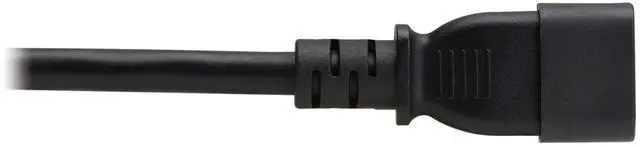 Alt view image 5 of 7 - Eaton Tripp Lite Series Power Cord C14 to C21 Heavy-Duty 15A 250V 14 AWG 2.5 ft. 0.76 m Black P0372P5