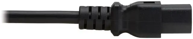 Alt view image 6 of 7 - Eaton Tripp Lite Series Power Cord C14 to C21 Heavy-Duty 15A 250V 14 AWG 2.5 ft. 0.76 m Black P0372P5