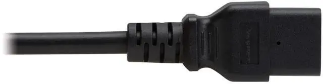 Alt view image 7 of 7 - Eaton Tripp Lite Series Power Cord C14 to C21 Heavy-Duty 15A 250V 14 AWG 2.5 ft. 0.76 m Black P0372P5