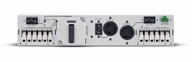 Main image of CyberPower MBP63A2 Maintenance Bypass PDU, 200-240V/63A, 3 Outlets, 2U Rackmount
