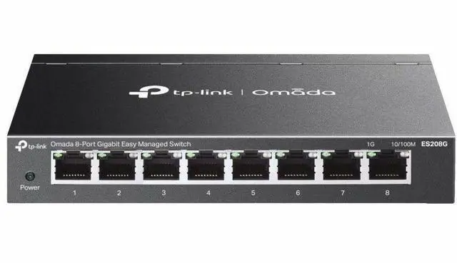 Alt view image 8 of 8 - TP-Link Omada 8-Port Gigabit Easy Managed Switch - 8 Ports - Manageable - Gigabit Ethernet - 10/100/1000Base-T - 2.70 W Power Consumption - Twisted Pair - Desktop, Wall Mountable