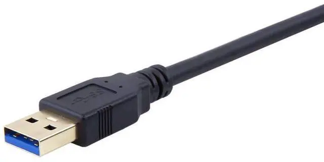 Alt view image 10 of 13 - Monoprice USB 3.0 Type-A Male to Type-A Female Extension Cable - 3 Feet - Black | Use with PlayStation, Xbox, Oculus VR, USB Flash Drive, Card Reader, Hard Drive, Keyboard