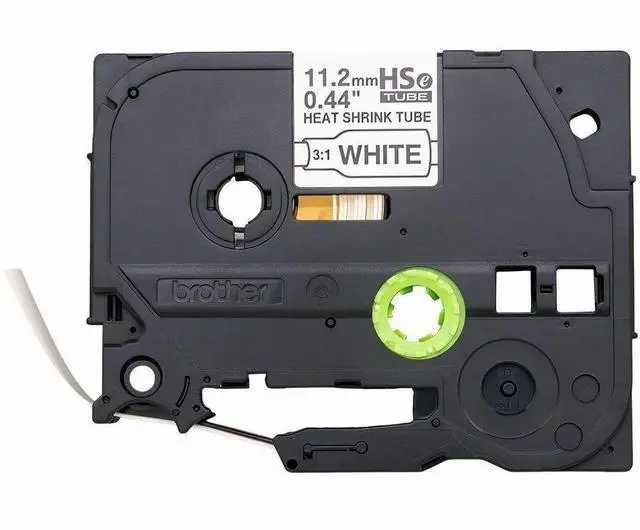 Alt view image 9 of 9 - Brother Laminated Tape for P-touch Label Marker - - DiameterTape - Black on White - Laminated - Heat-shrinkable - For Label Maker - 1 Each