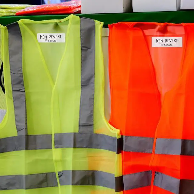 Alt view image 6 of 7 - No-Iron Fabric Labels Handwrite Only 1 x 3 White 5/Sheet 10 Sheets/Pack 40725