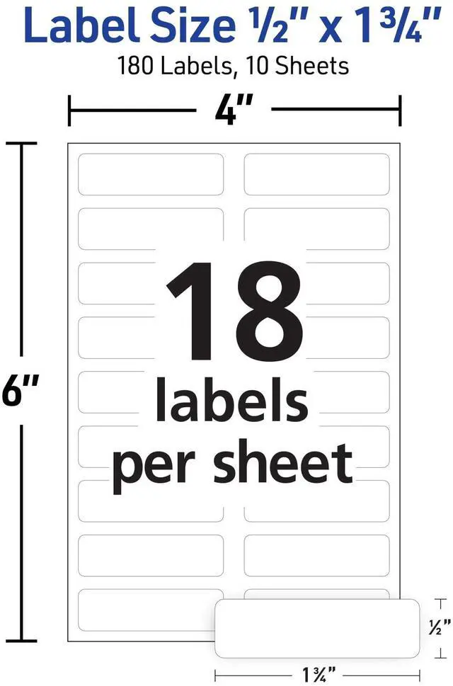 Alt view image 3 of 7 - No-Iron Fabric Labels Handwrite Only 0.5 x 1.75 White 18/Sheet 10 Sheets/Pack 40721