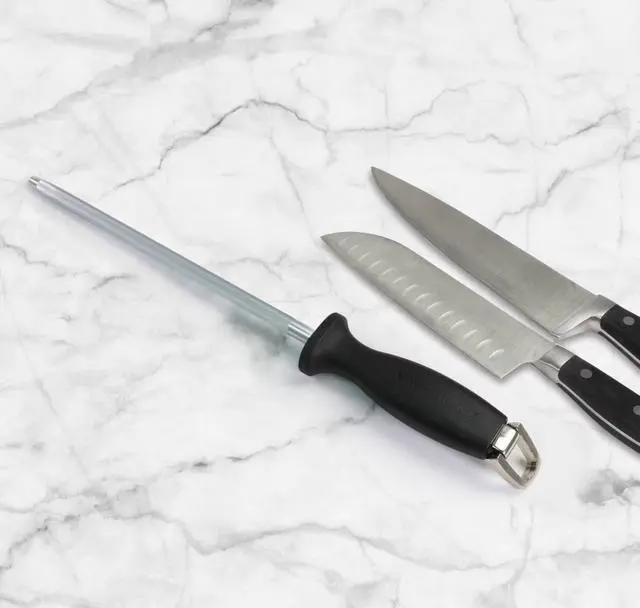 Alt view image 2 of 3 - Chefs Choice 417 8" Professional Sharpening Steel Round