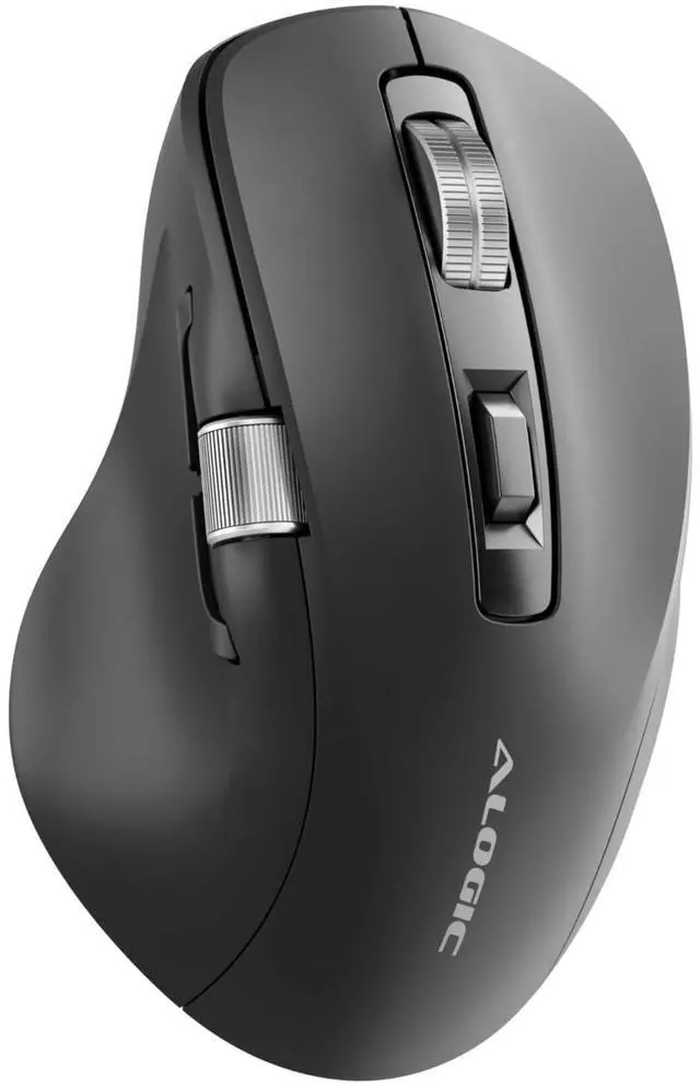 Alt view image 2 of 6 - ALOGIC Apex Bluetooth USB-C Rechargeable 7 Keys Programmable Mouse-Black