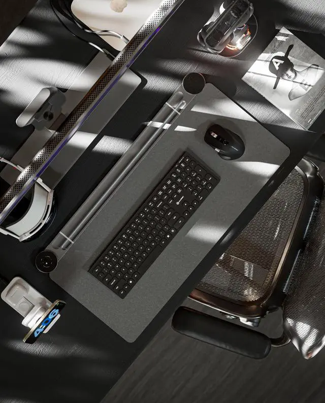 Alt view image 4 of 6 - ALOGIC Apex Bluetooth USB-C Rechargeable 7 Keys Programmable Mouse-Black