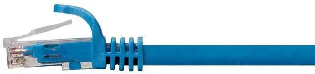 Alt view image 11 of 14 - Monoprice Cat6 Ethernet Patch Cable - 50 feet - Blue | Snagless, RJ45, 550Mhz, UTP, CMP, Plenum, Pure Bare Copper Wire, 23AWG - Entegrade Series