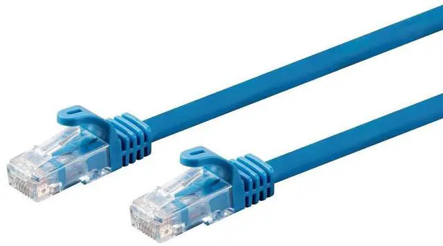 Alt view image 10 of 14 - Monoprice Cat6 Ethernet Patch Cable - 50 feet - Blue | Snagless, RJ45, 550Mhz, UTP, CMP, Plenum, Pure Bare Copper Wire, 23AWG - Entegrade Series