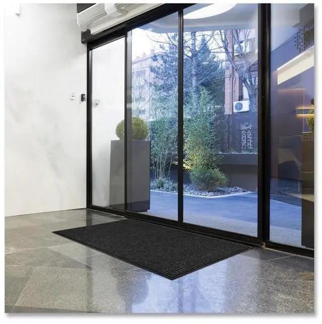 Alt view image 4 of 6 - Absorba Select Entry Mat Rectangular Pepper/Black Crush-Resistant Needle-Punched Surface 48" x 72" 76036190240000600