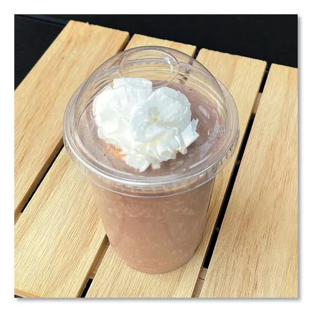 Alt view image 3 of 5 - Boardwalk PET Cold Cup Dome Lids Clear 1000/Carton BWKPET910DOME