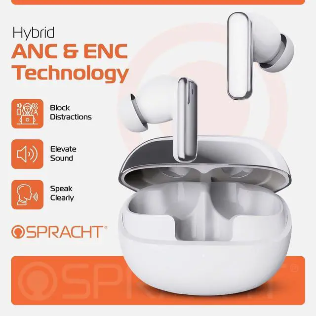 Alt view image 5 of 7 - Blunote Earbuds Silver/White BNANC007