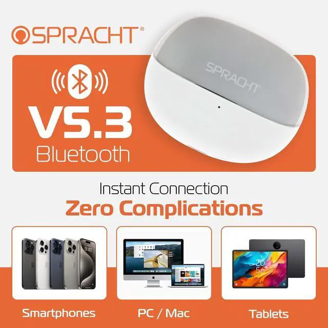 Alt view image 7 of 7 - Blunote Earbuds Silver/White BNANC007