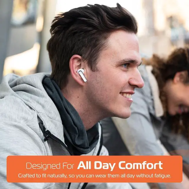 Alt view image 6 of 7 - Blunote Earbuds Silver/White BNANC007