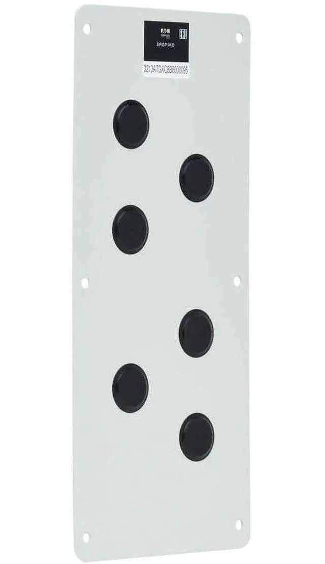 Main image of Eaton Tripp Lite Series SmartRack Cable Gland Plate for NEMA-Rated Enclosure Cabinets 6 Ports 0.5 in.