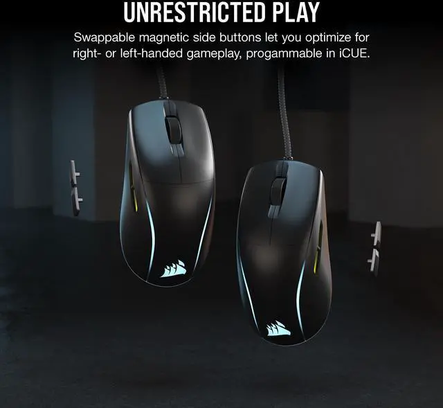 Alt view image 4 of 7 - CORSAIR M75 GAMING MOUSE, OPTICAL, BLACK, (CH-930D010-NA)