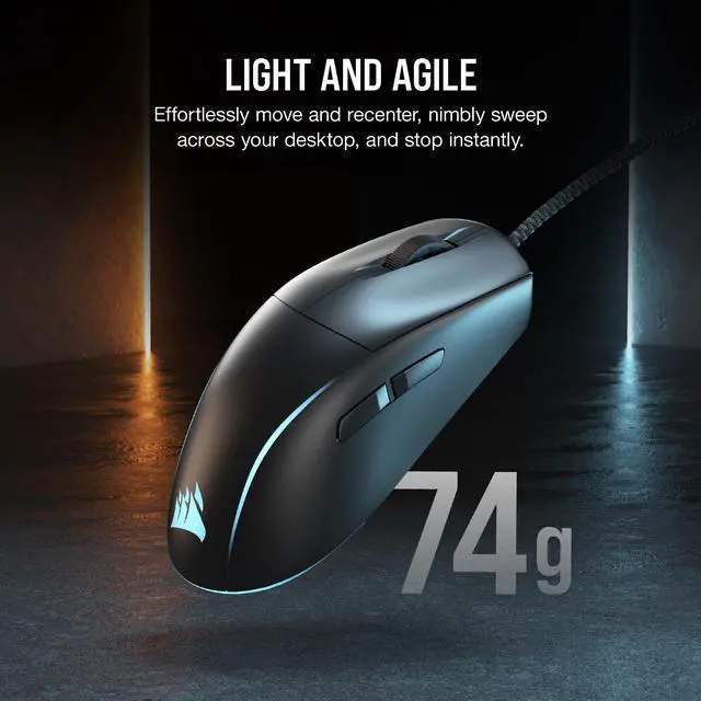 Alt view image 6 of 7 - CORSAIR M75 GAMING MOUSE, OPTICAL, BLACK, (CH-930D010-NA)