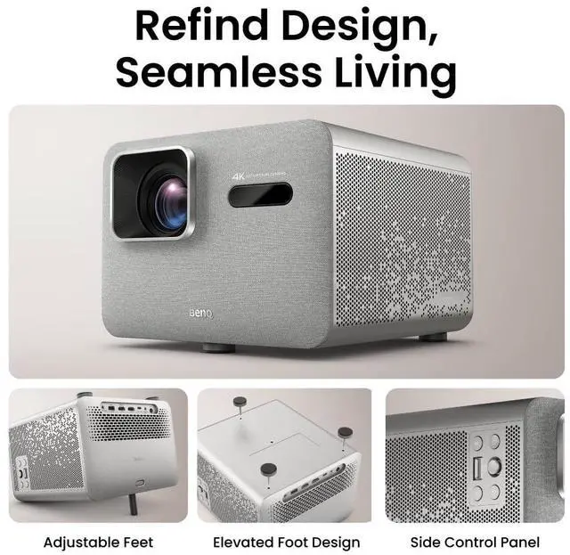 Alt view image 5 of 5 - BenQ TK705i 4K HDR Home Entertainment Projector, 3000 ANSI Lumens, Google TV, Netflix, Low Input Lag, Auto Image Adjustment