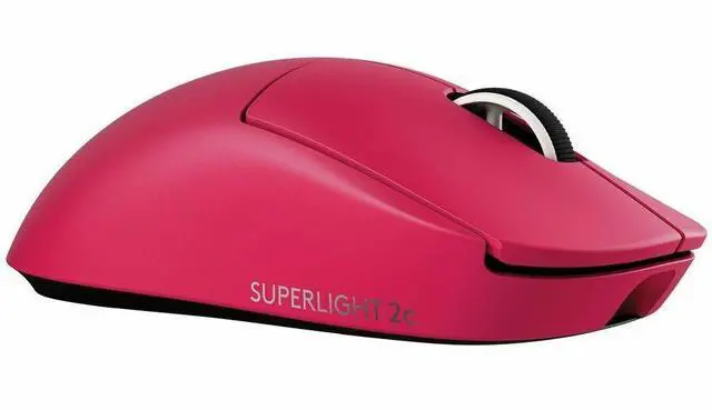 Alt view image 8 of 14 - Logitech G PRO X SUPERLIGHT 2c wireless gaming mouse, 51 g pro-grade compact mouse with 5 programmable buttons, USB-C charging, 44K DPI sensor, up to 8 kHz polling for PC/Mac, Pink - HERO 2 - Wireless