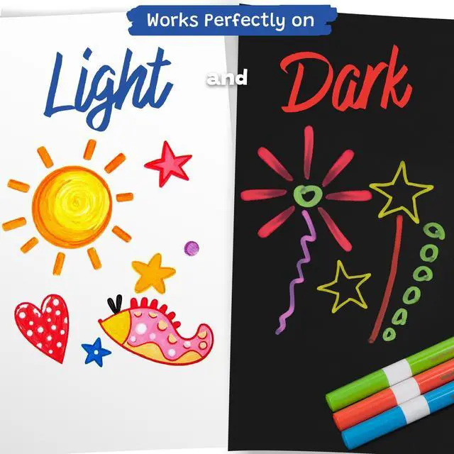 Alt view image 4 of 7 - Washable Acrylic Markers Fine Bullet Tip Assorted Colors 12/Pack TPG496