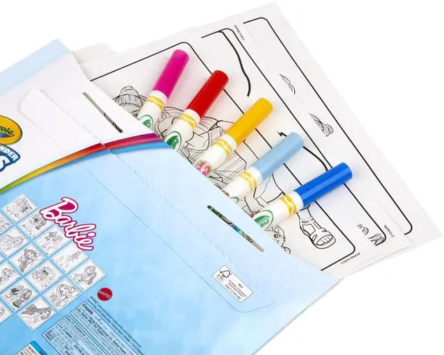 Alt view image 2 of 5 - Color Wonder Barbie Coloring Pad and Markers Ages 3 and Up 18 Pages 752859